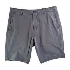 Roots Shorts Mens Equipment Utility Pockets Gray Athletic Sportwear Size 33